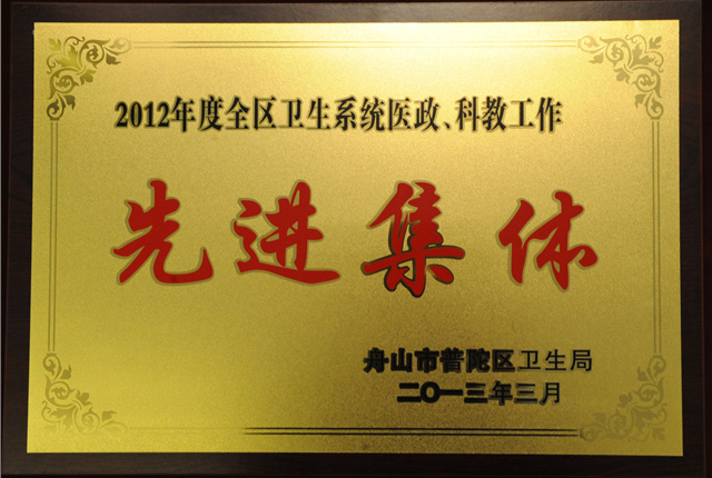 區(qū)衛(wèi)生系統(tǒng)醫(yī)政、醫(yī)教工作先進(jìn)集體